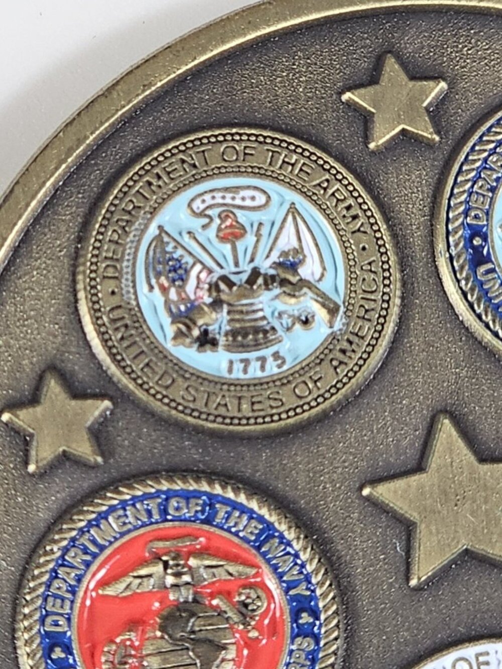 Thrive Together We Thrive Military Challenge Coin US Armed Forces Patriotic - Picture 7 of 8